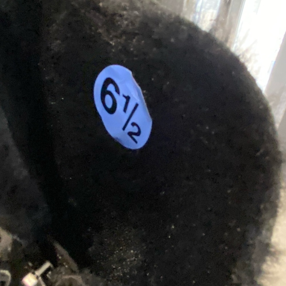 Blow fish Black Fur-Lined Boots with Buckle Detail - Picture 5 of 7